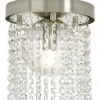 Badrum|Badrumslampor Tak < Aneta Claudia Plafond 20cm Krom/Klar IP23