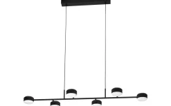 Avlånga Taklampor < Eglo Clavellina Taklampa 120cm LED 3000K 6x7W Svart
