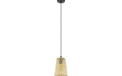 Fönsterlampor-Eglo Claverdon Fönsterlampa 18cm Svart/Natur