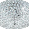 Kristallplafonder-Eglo Clemente Kristallplafond 35cm Krom