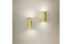 Lampetter-Trio Lighting Cleo Vägglampa fyrkantig 2xGU10 guld
