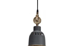 Kök & Matplats|Fönsterlampor < PR Home Cleveland Tak-/Fönsterlampa 14cm Grå/Mässing