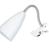 Läslampor|Klämlampor-Oriva Clip Vägglampa 30cm Vit