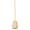 Sladdställ Med Sockel-CableCup Cloud Pendel E27 Silikon 3m kabel Nude