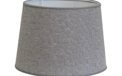 Enfärgade Runda Lampskärmar-Hallbergs Cobbler Lampskärm Ø35cm Grå