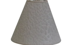 Toppringsskärmar|Mönstrade Lampskärmar < Hallbergs Cobbler Toppringsskärm Ø22cm Natur