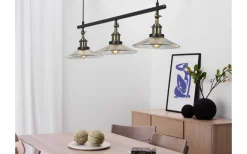 Avlånga Taklampor < Cottex Cobble Taklampa 21,5cm Antik/Svart