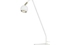 Skrivbordslampor < Markslojd Coco Bordslampa 48cm Vit/Mässing