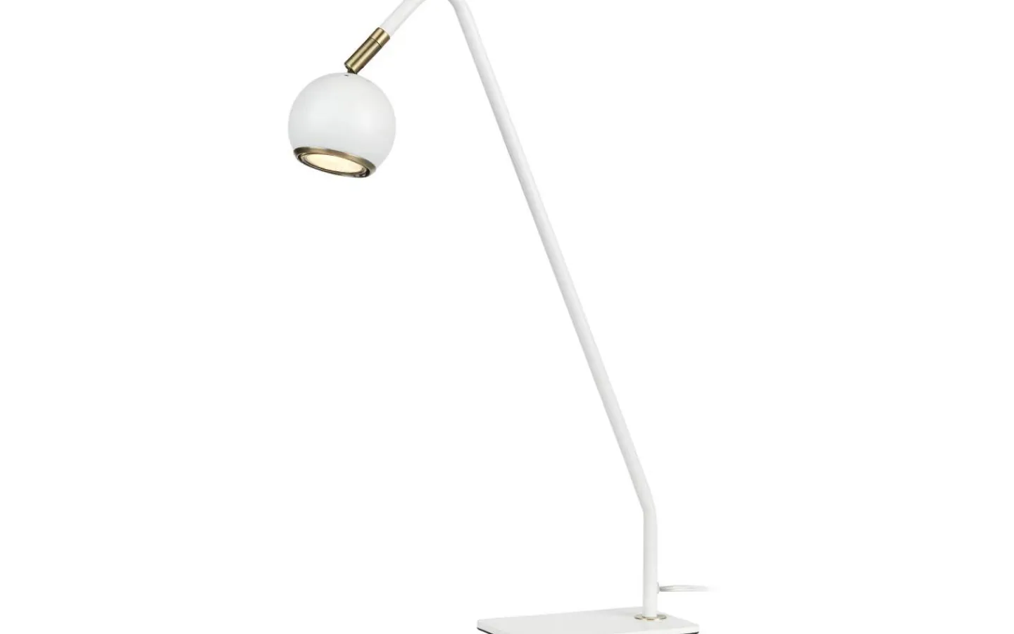 Skrivbordslampor < Markslojd Coco Bordslampa 48cm Vit/Mässing