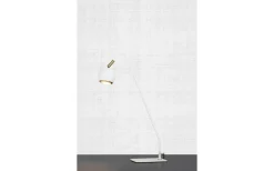 Skrivbordslampor < Markslojd Coco Bordslampa 48cm Vit/Mässing