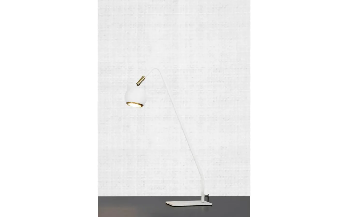 Skrivbordslampor < Markslojd Coco Bordslampa 48cm Vit/Mässing