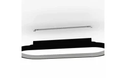 Plafonder-Eglo Codriales Plafond 79cm LED 3000K 27W Svart