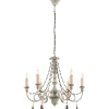 Kristallkronor|Stora Taklampor Ø50-69 Cm-Eglo Colchester Takkrona 58cm Taupe