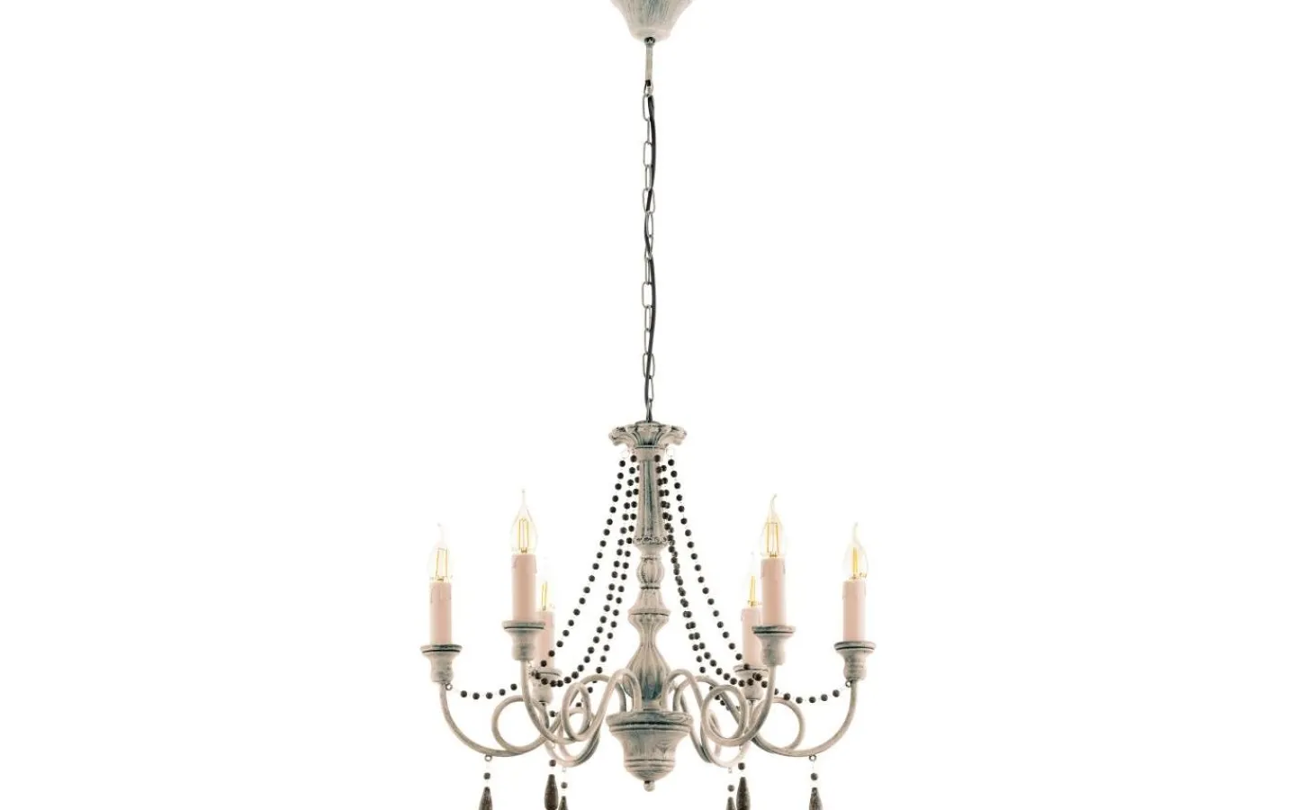 Kristallkronor|Stora Taklampor Ø50-69 Cm-Eglo Colchester Takkrona 58cm Taupe