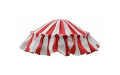 Takskärmar-Hallbergs Color Stripe Takskärm Ø50cm Röd