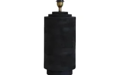 Lampfötter < Hallbergs Columna Lampfot 50cm Antik Svart