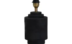 Lampfötter < Hallbergs Columna Lampfot 30cm Antik Svart