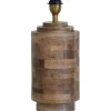 Lampfötter-Hallbergs Columna Lampfot 40cm Åldrat Trä