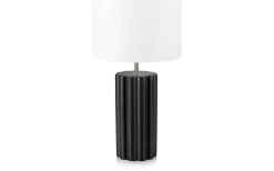 Vardagsrum|Sovrum < Markslojd Column Bordslampa 44cm Svart/Vit