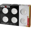230V Led Spotlights < Hidealite Comfort G4 Quick ISO Tilt 6-Pack Vit Dim to Warm 7,5W IP44