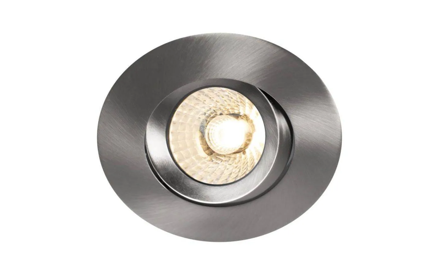 230V Led Spotlights < Hidealite Comfort G3 Tilt Borstad Stål 3000K 7,5W IP44