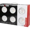 230V Led Spotlights-Hidealite Comfort G3 Tilt 6-Pack Vit 2700K 7,5W IP44