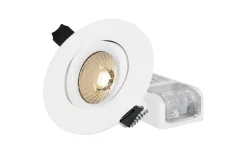 230V Led Spotlights-Hidealite Comfort G3 Tilt 6-Pack Vit 2700K 7,5W IP44