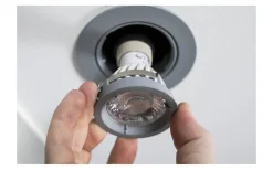 Infällda Spotlights Utomhus|Spotlights Med Utbytbar Ljuskälla < Hidealite Comfort Quick Outdoor Spotlight LED GU10 3000K 5,8W Grå IP23