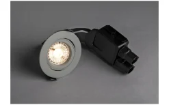 Infällda Spotlights Utomhus|Spotlights Med Utbytbar Ljuskälla < Hidealite Comfort Quick Outdoor Spotlight LED GU10 3000K 5,8W Grå IP23