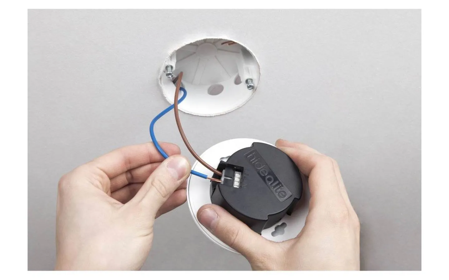 230V Led Spotlights-Hidealite Comfort Smart ISO Spotlight Dim to Warm 6W Vit IP44