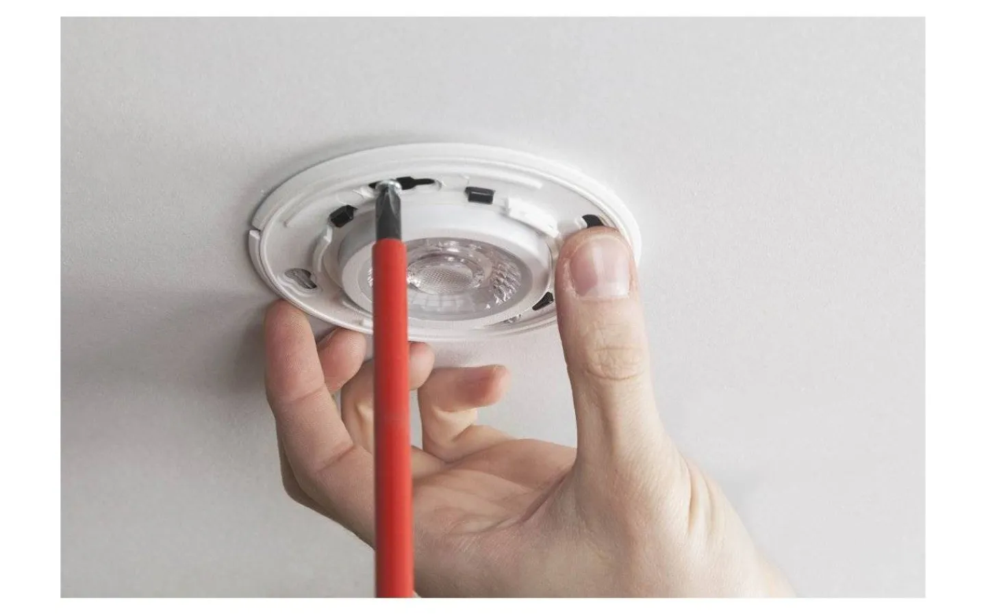 230V Led Spotlights-Hidealite Comfort Smart ISO Spotlight Dim to Warm 6W Vit IP44