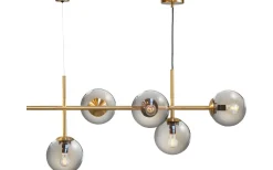 Avlånga Taklampor < Dyberg Larsen Como Taklampa 93cm Rök/Mässing