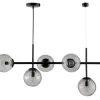 Avlånga Taklampor-Dyberg Larsen Como Taklampa 93cm Rök/Svart