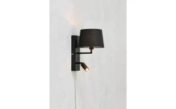 Läslampor < Markslojd Como Vägglampa Svart