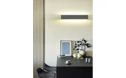 Lampetter-Trio Lighting Concha Vägglampa LED 47cm antracit