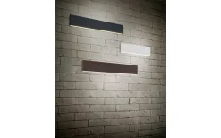 Lampetter-Trio Lighting Concha Vägglampa LED 47cm antracit