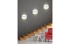 Lampetter-Trio Lighting Concha Vägglampa LED 28cm mattvit
