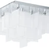 Plafonder < Eglo Condrada Plafond 47cm Krom