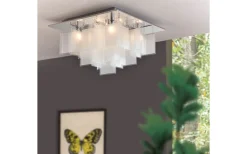 Plafonder < Eglo Condrada Plafond 47cm Krom