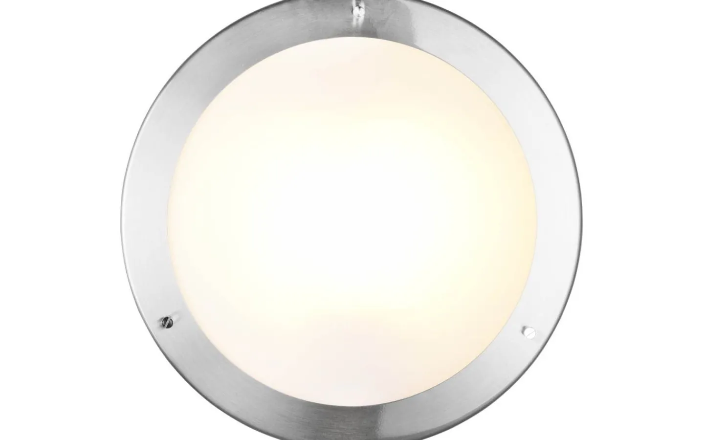 Badrumslampor Tak < Trio Lighting Condus H2O Plafond E27 borstad stål IP44