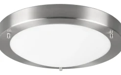 Badrumslampor Tak < Trio Lighting Condus H2O Plafond E27 borstad stål IP44