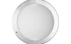 Badrumslampor Tak < Trio Lighting Condus H2O Plafond E27 borstad stål IP44