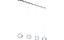 Avlånga Taklampor < Eglo Conessa Taklampa 101cm GU10 LED 3000K 4x3W Krom