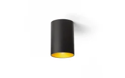 Takspot Med 1 Lampa-Rendl Connor Takspotlight 7cm GU10 Svart/Guld