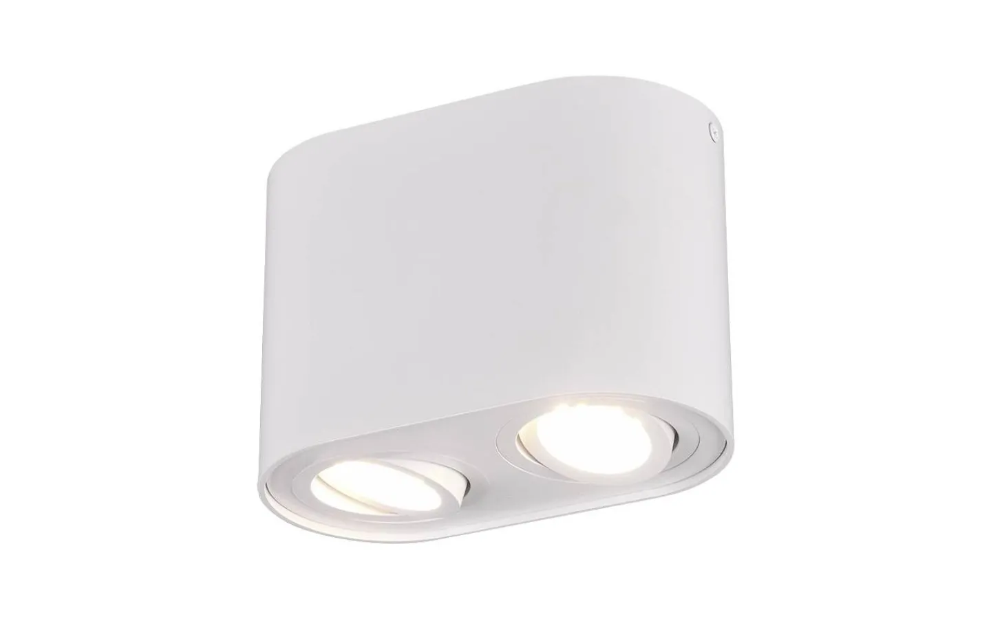 Takspot Med 2 Lampor < Trio Lighting Cookie Takspotlight 2-delad GU10 mattvit