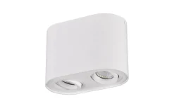 Takspot Med 2 Lampor < Trio Lighting Cookie Takspotlight 2-delad GU10 mattvit