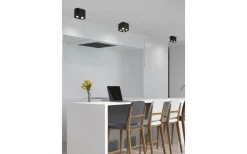 Takspot Med 2 Lampor-Trio Lighting Cookie Takspotlight 2-delad GU10 mattsvart