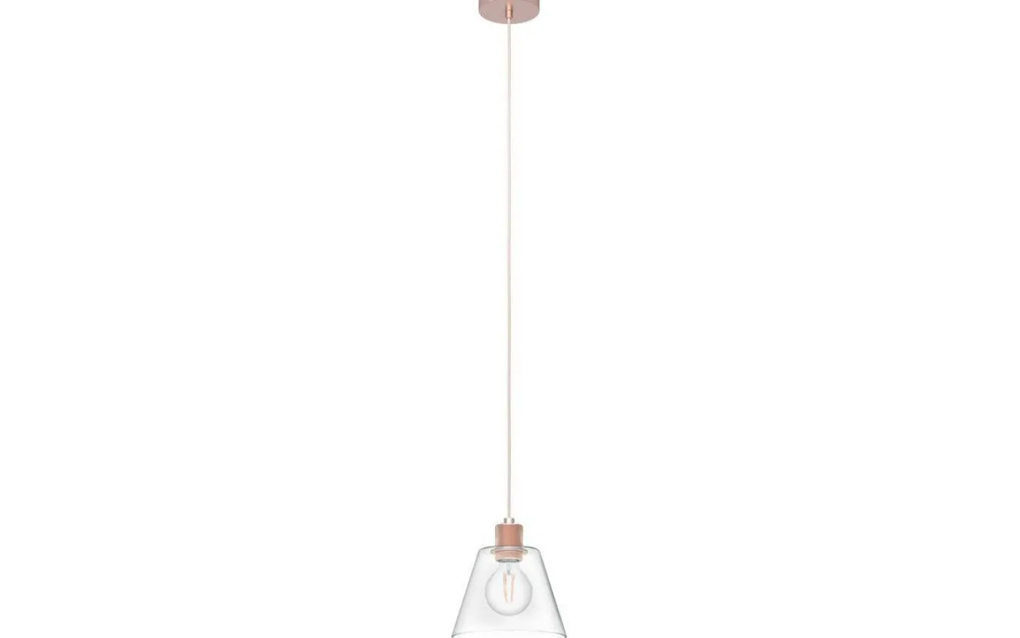 Fönsterlampor-Eglo Copley Fönsterlampa 20cm Roséguld