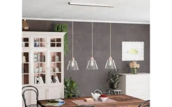 Kök & Matplats|Avlånga Taklampor < Eglo Copley Taklampa 90cm 3L Roséguld
