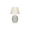 Bordslampor-Aneta Cornelia Bordslampa 42cm Silver/Vit